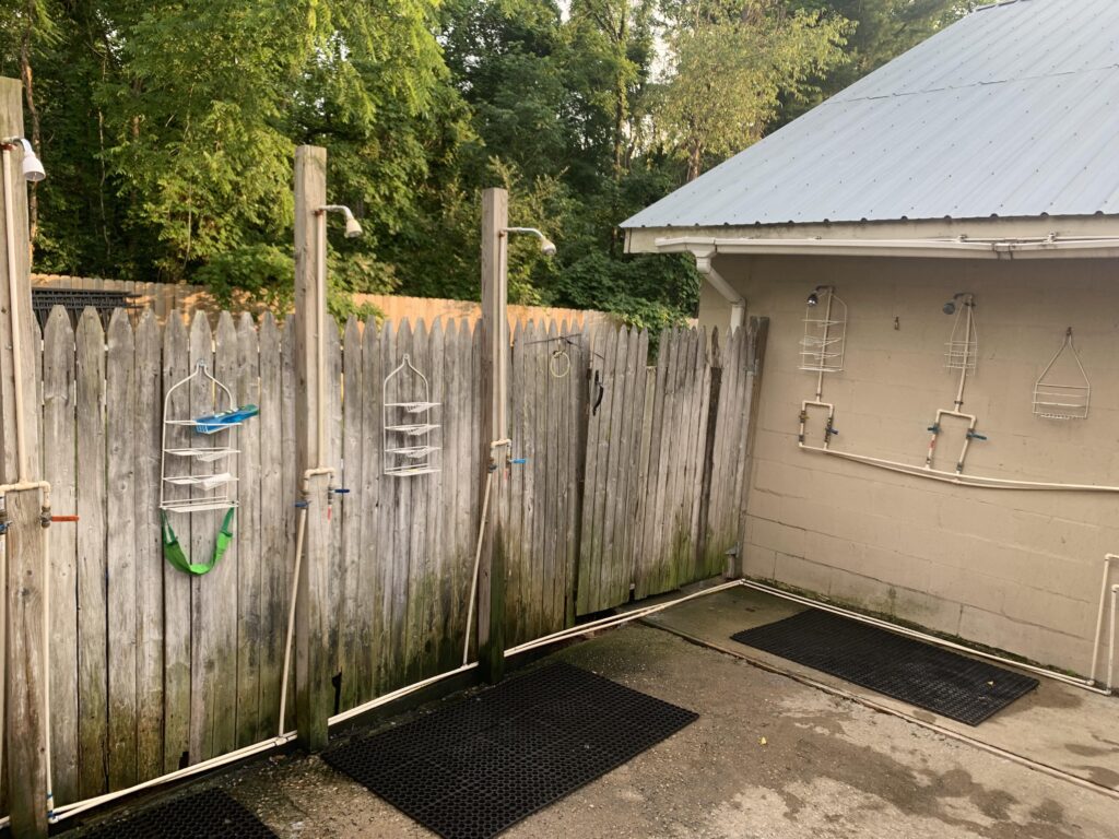 Outdoor shower